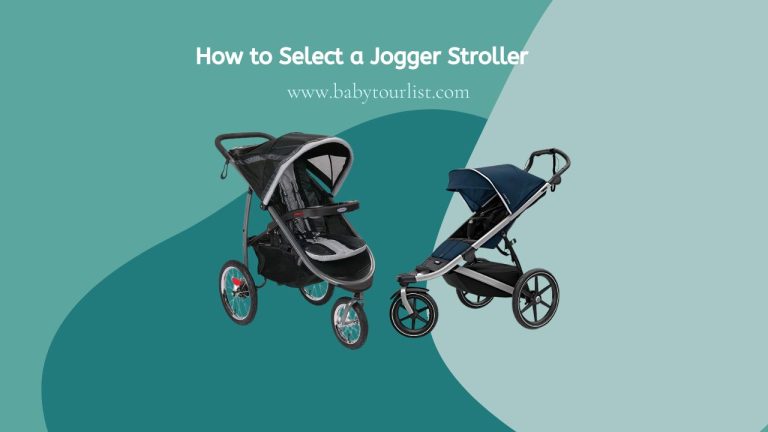 How do you select a perfect jogger stroller